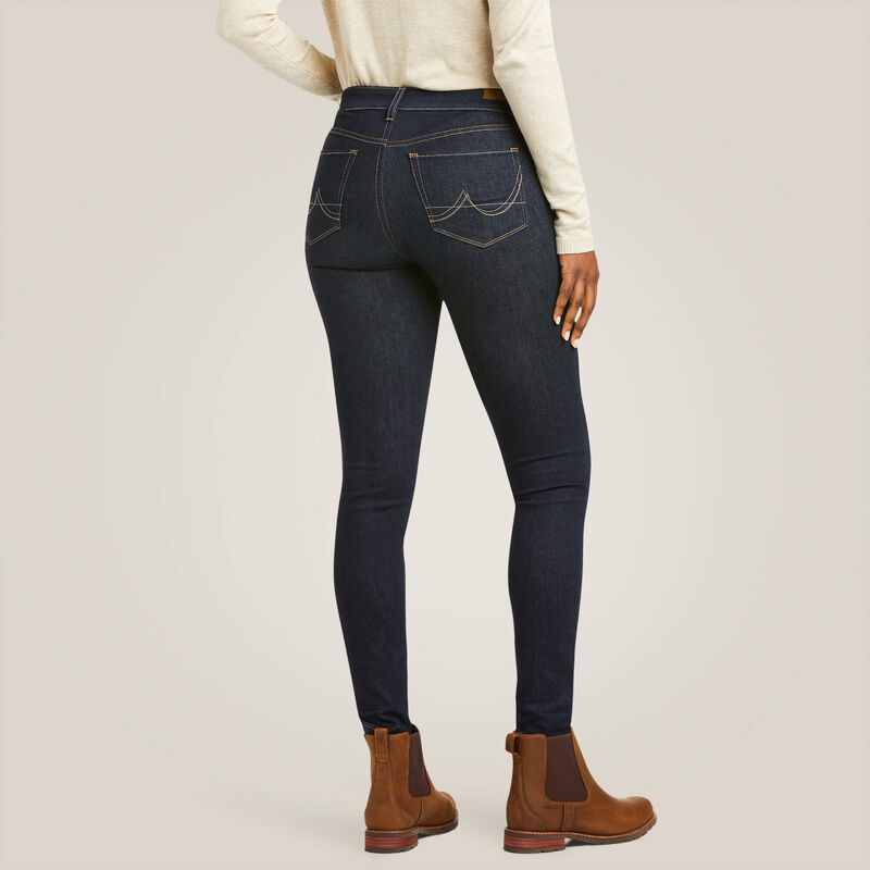 Ultra Stretch Perfect Rise Sidewinder Skinny Jeans - Rinse
