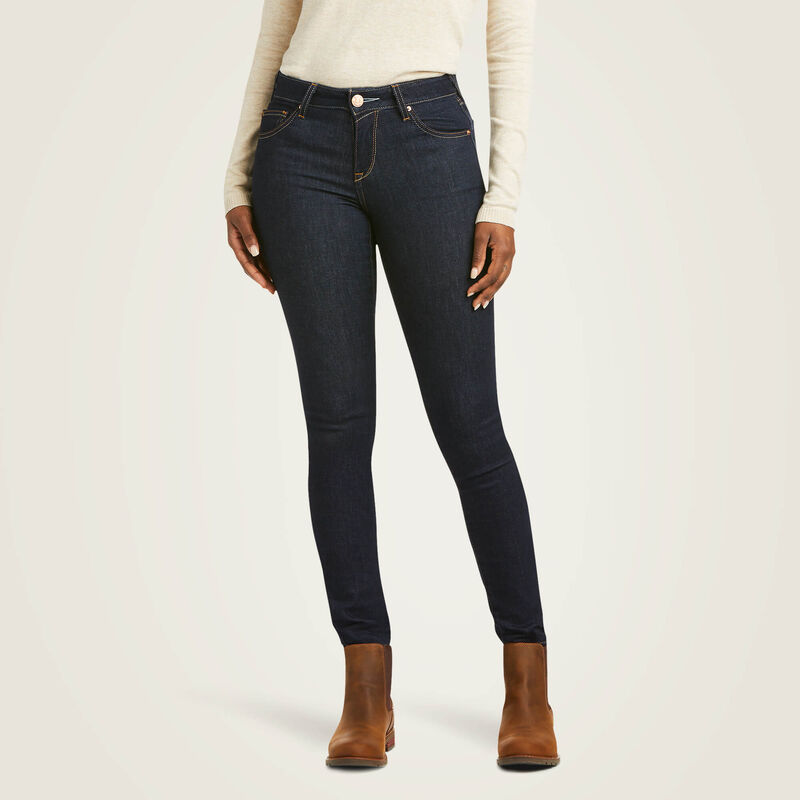 Ultra Stretch Perfect Rise Sidewinder Skinny Jeans - Rinse