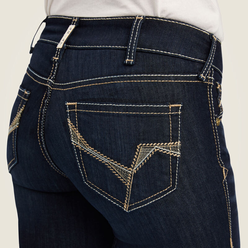 R.E.A.L. Perfect Rise Arrow Danna Boot Cut Jeans - Nashville