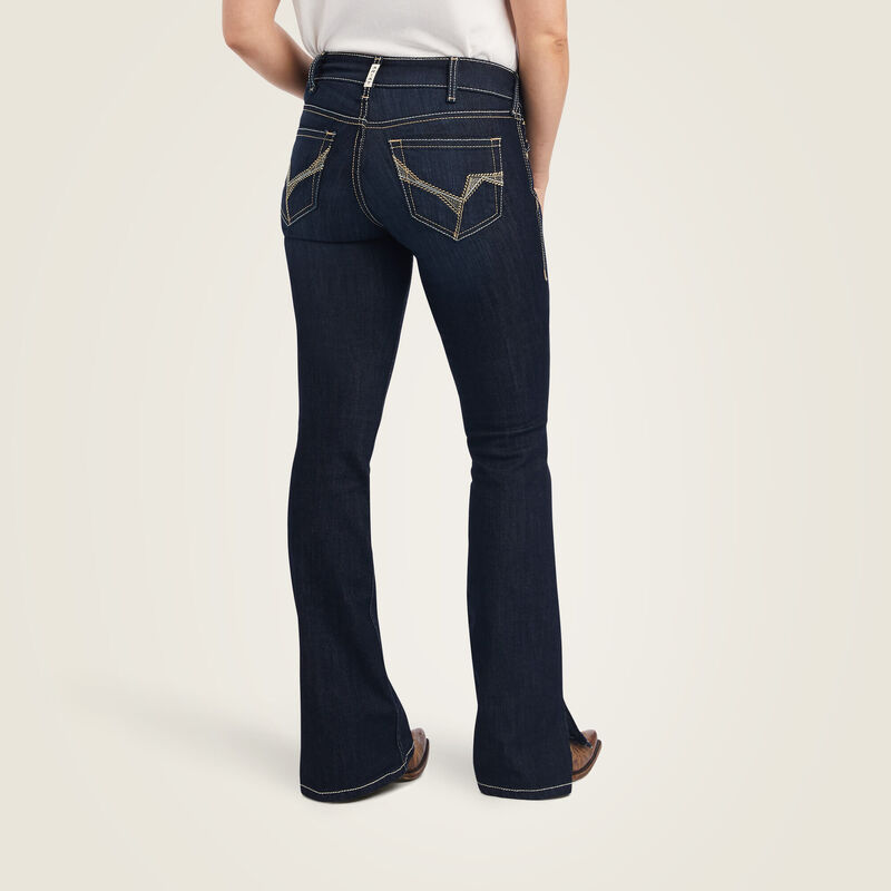 R.E.A.L. Perfect Rise Arrow Danna Boot Cut Jeans - Nashville
