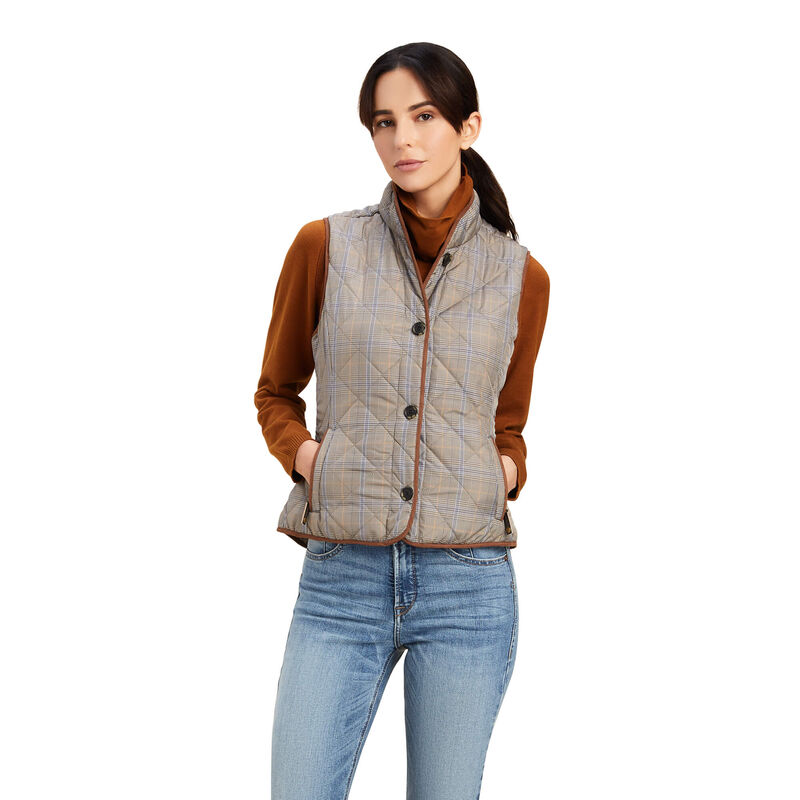 Woodside 2.0 Quilted Gilet - Glen Plaid