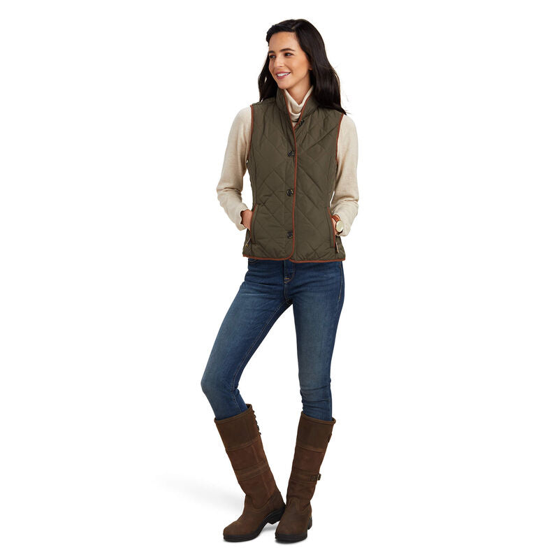 Woodside 2.0 Quilted Gilet - Earth