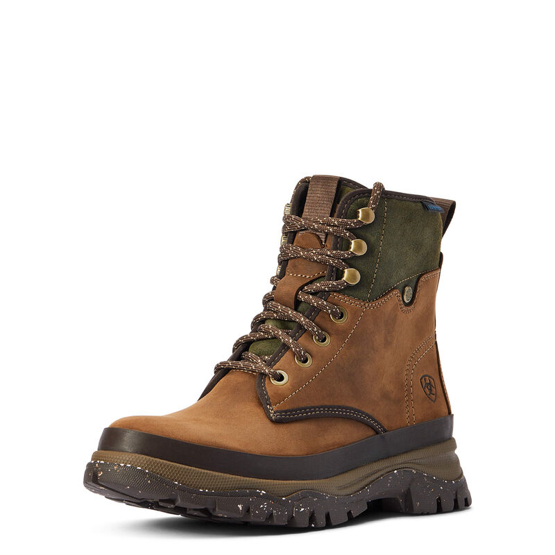 Moresby H2O Waterproof Boot - Oily Distressed Brown/Olive