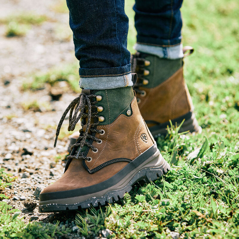 Moresby H2O Waterproof Boot - Oily Distressed Brown/Olive