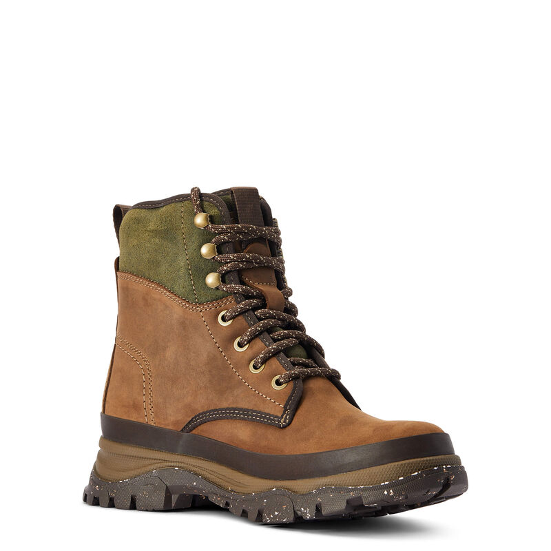 Moresby H2O Waterproof Boot - Oily Distressed Brown/Olive