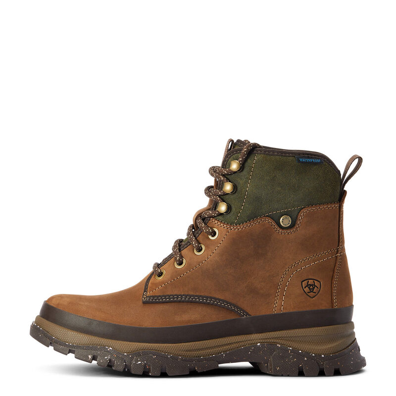 Moresby H2O Waterproof Boot - Oily Distressed Brown/Olive