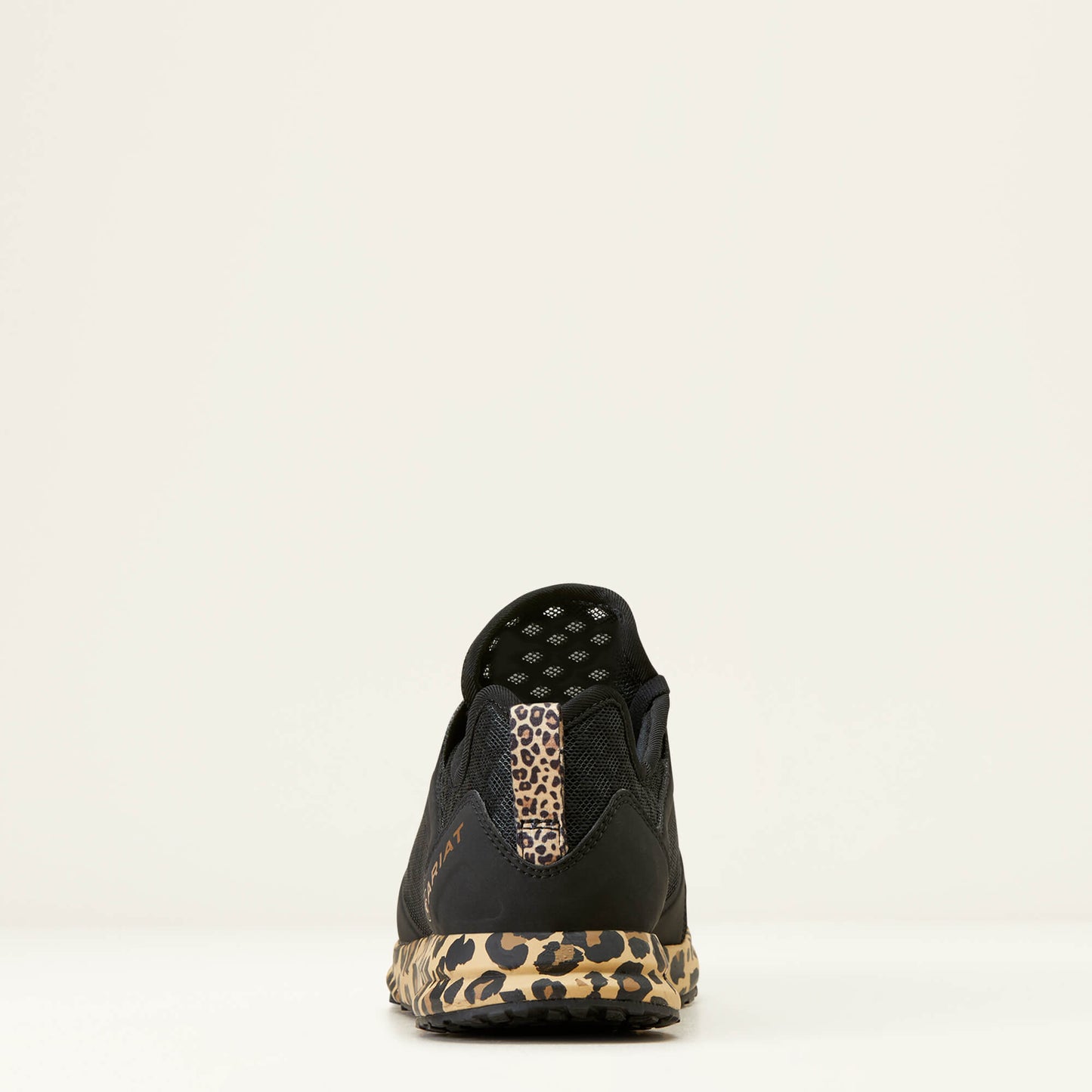 Women's Fuse Trainer - Black Mesh/Leopard Print