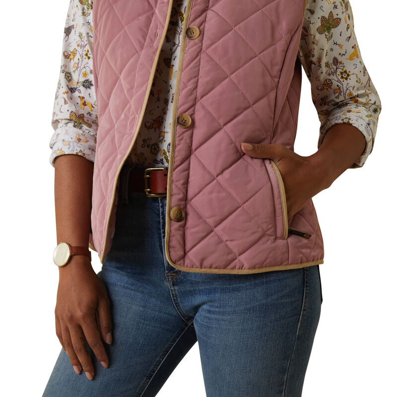 Woodside 2.0 Quilted Gilet - Nostalgia Rose