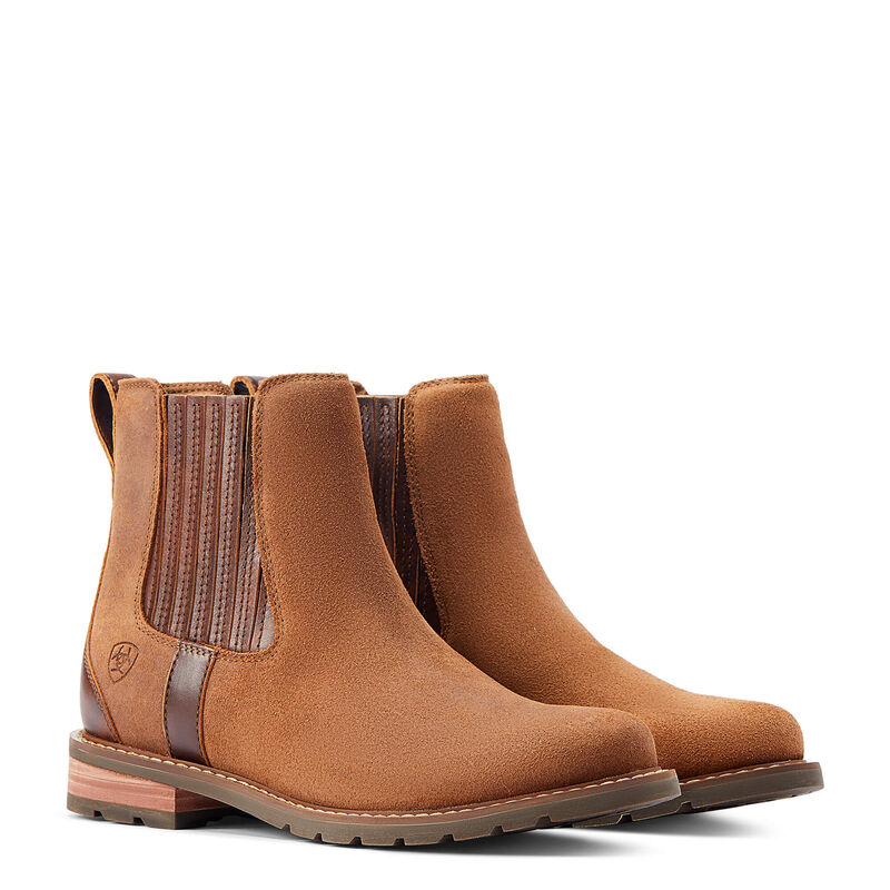 Women's Wexford Waterproof Chelsea Boot - Saddle Suede