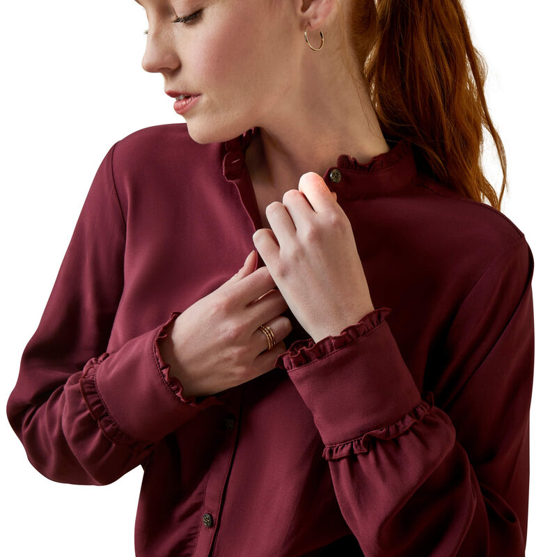 Clarion Blouse - Tawny Port