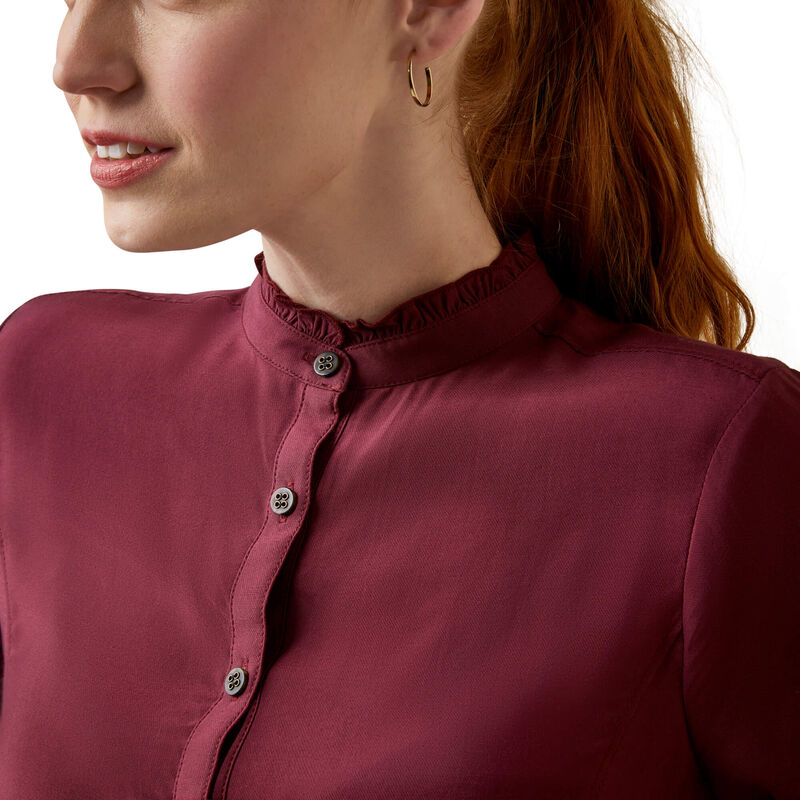 Clarion Blouse - Tawny Port