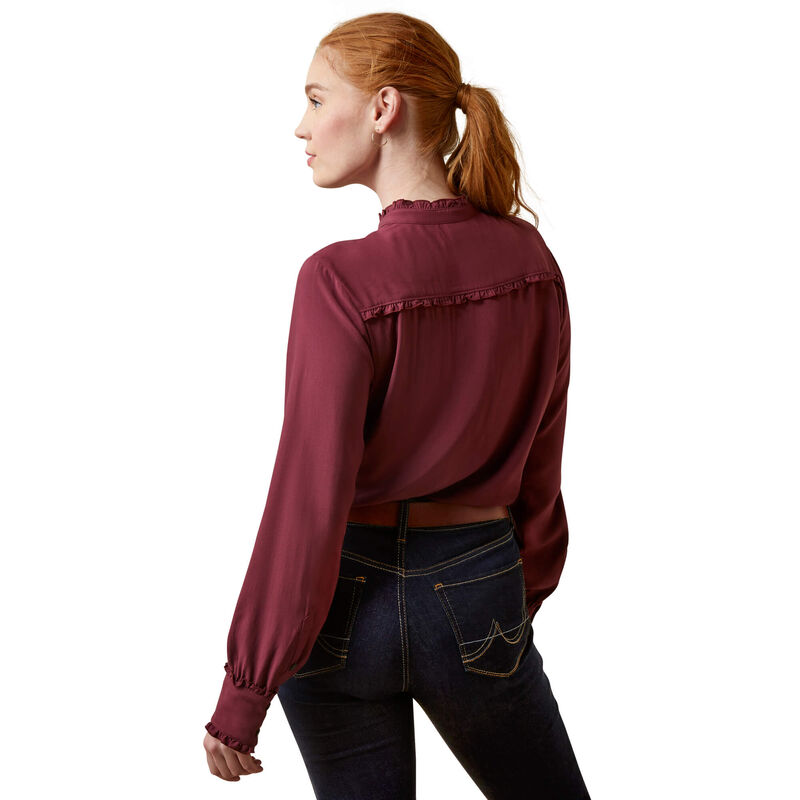 Clarion Blouse - Tawny Port