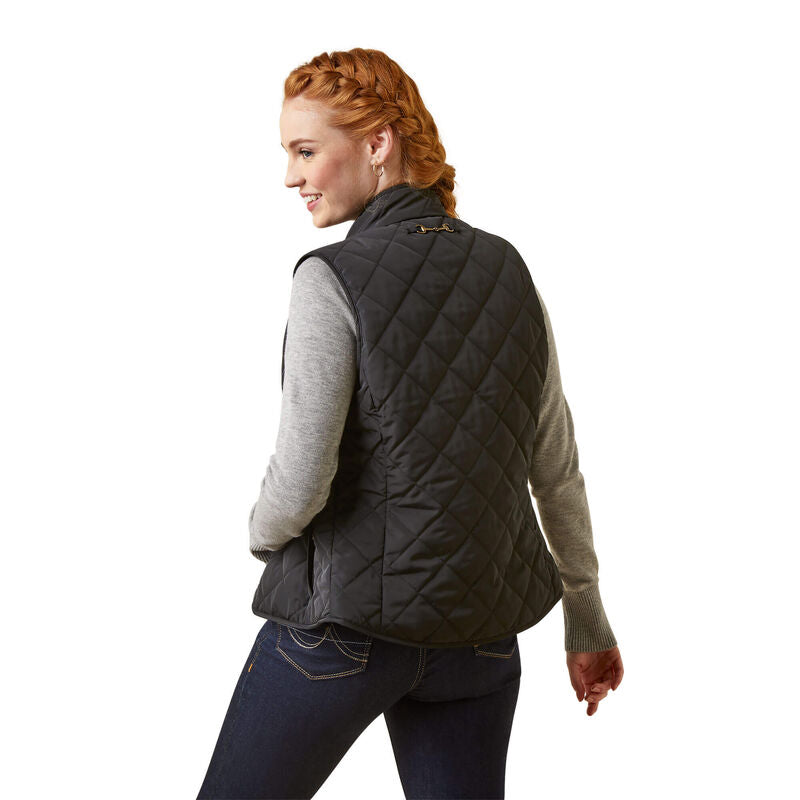 Woodside Quilted Gilet - Black