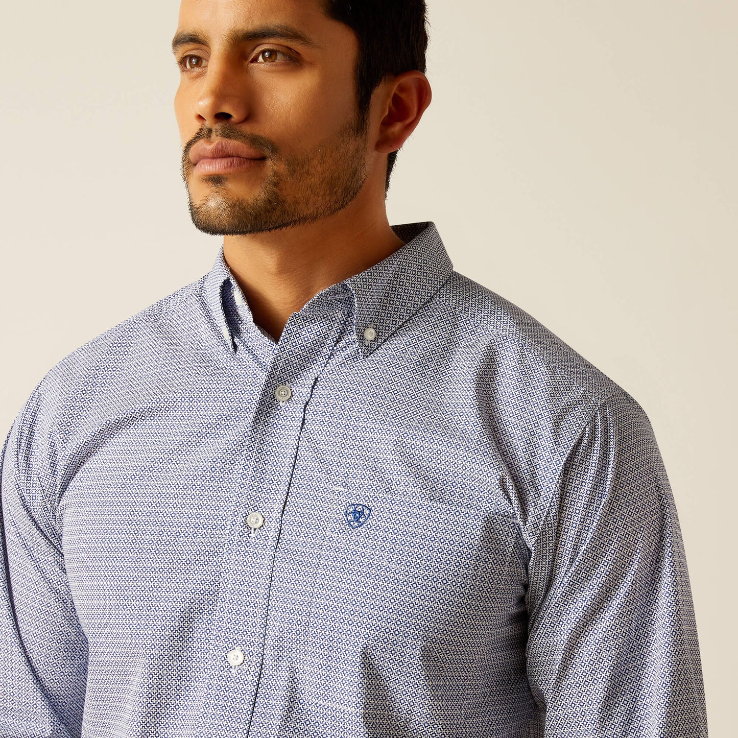 Men's Phil Fitted Shirt - Blue