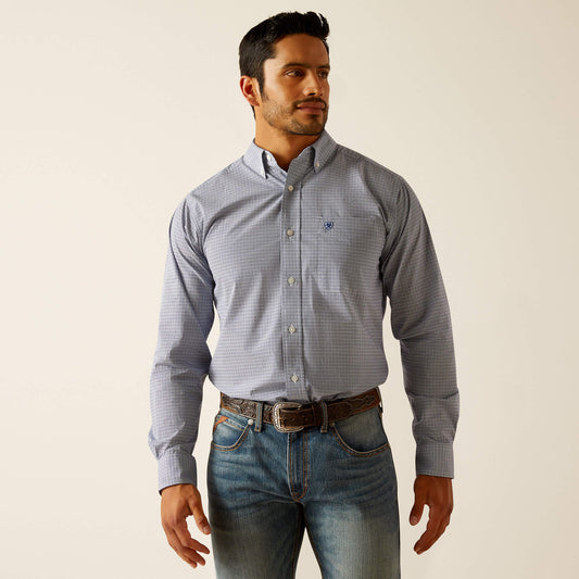 Men's Phil Fitted Shirt - Blue
