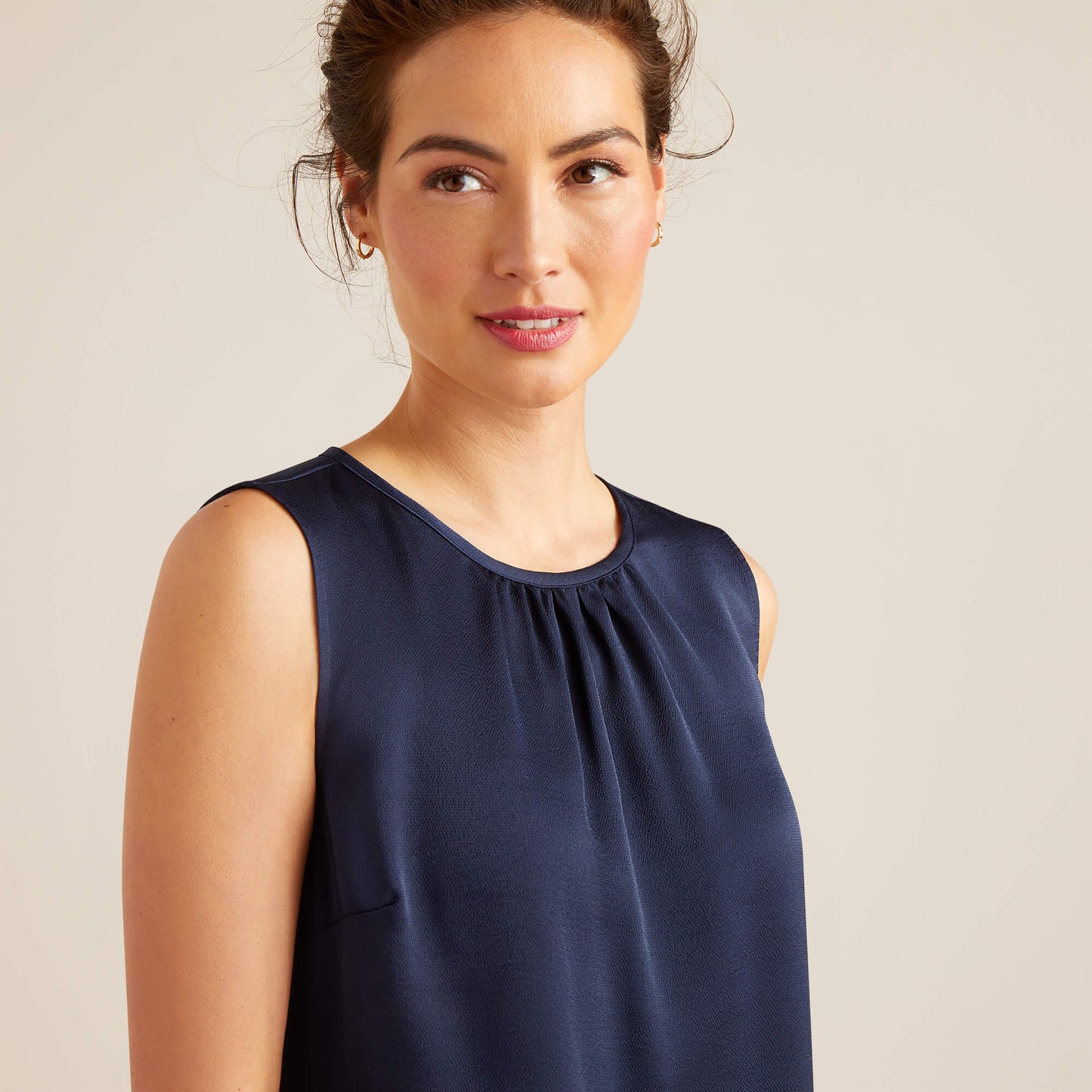 Bayview Blouse - Navy