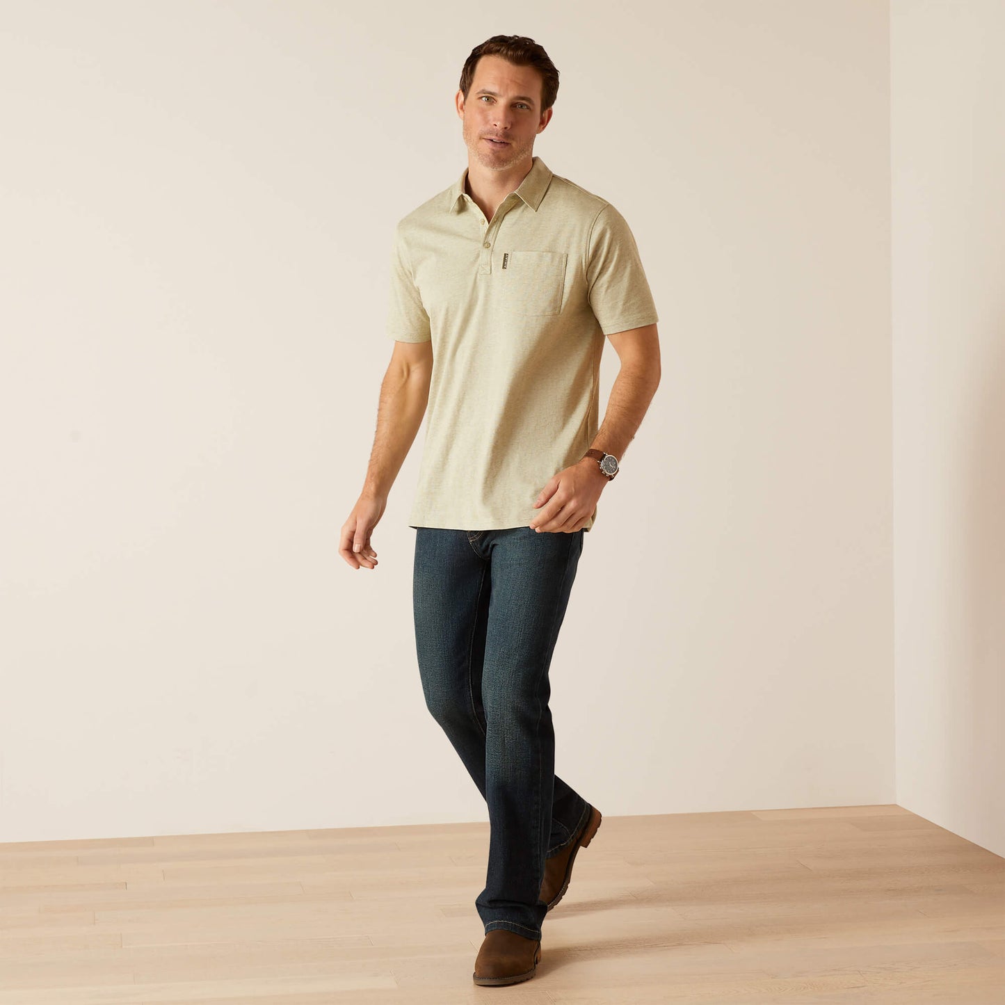 Chorley Polo Shirt - Sage Heather