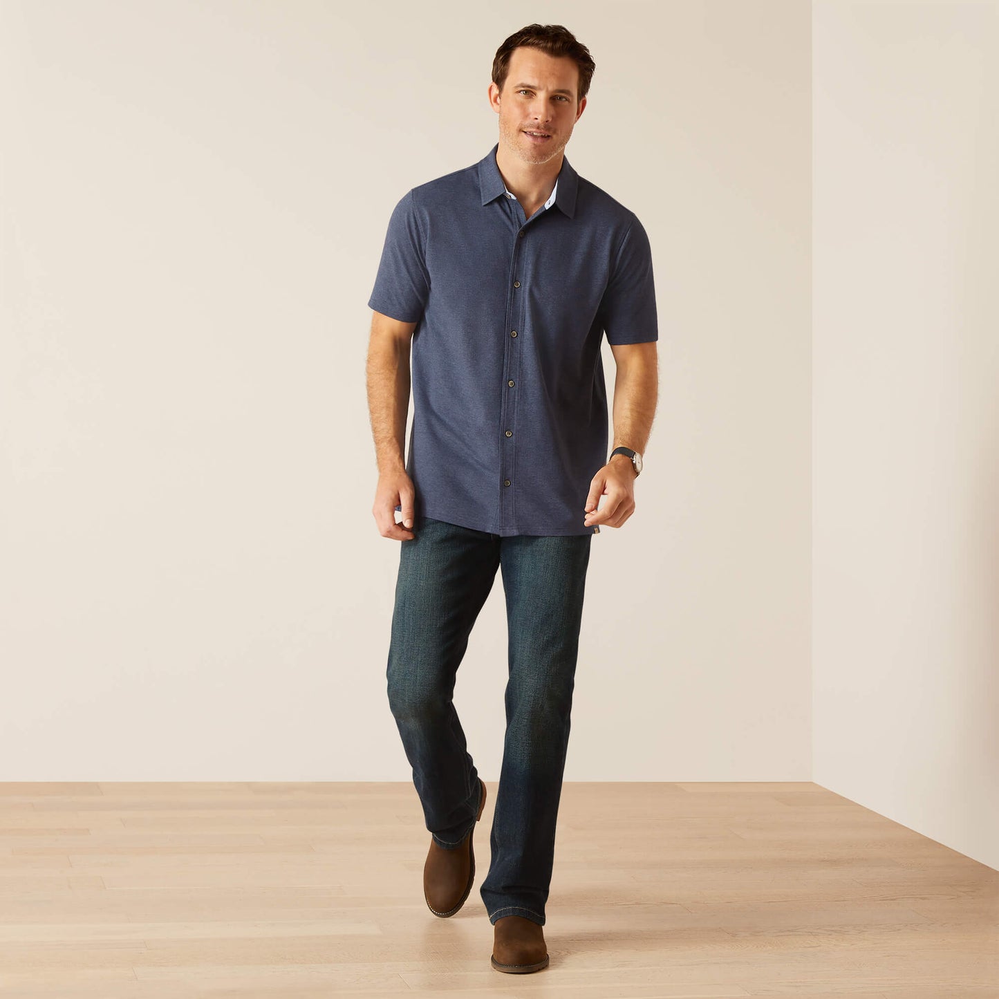 Ingleside Shirt - Navy Heather