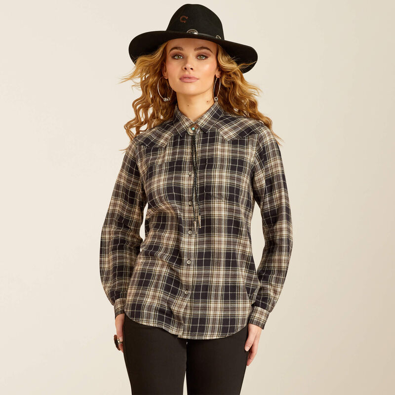 Billie Jean Western Shirt - Cheyenne Plaid