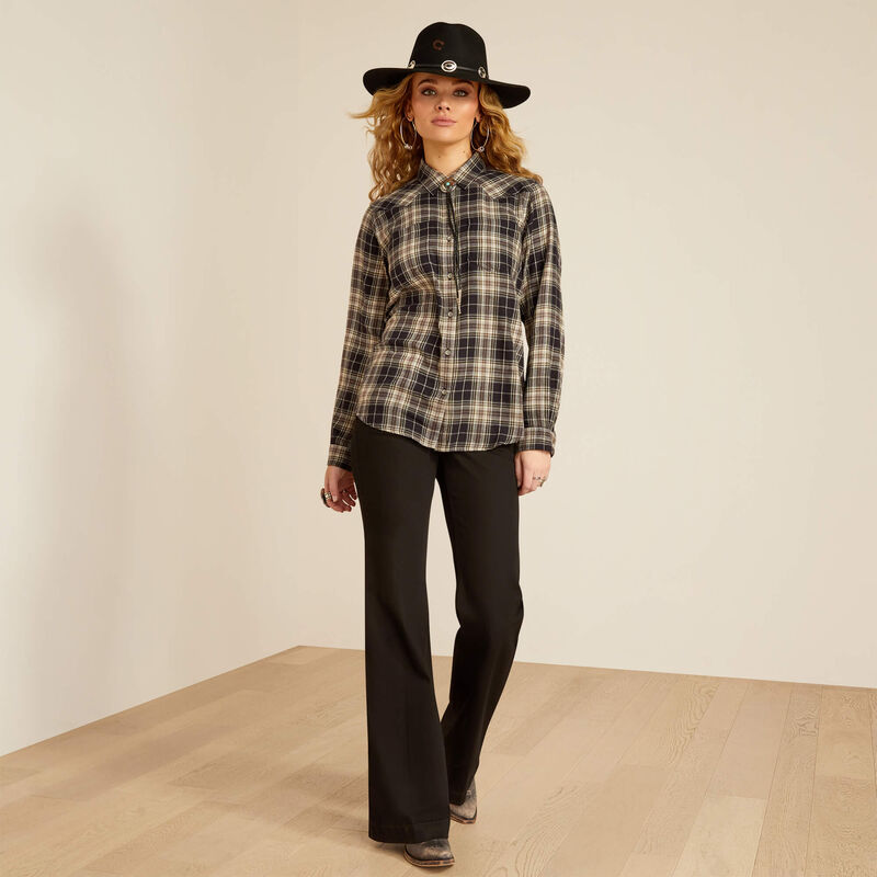 Billie Jean Western Shirt - Cheyenne Plaid