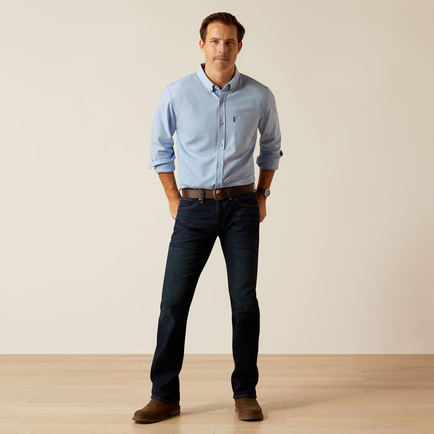Simmental Shirt - Chambray Blue