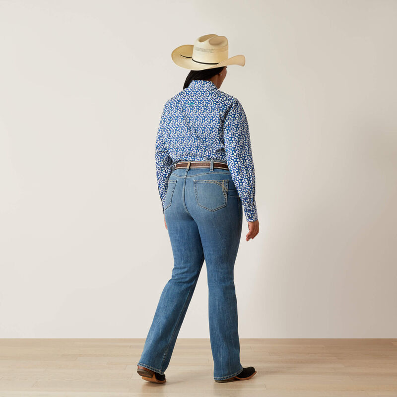 Perfect Rise Naz Boot Cut Jeans - Crete