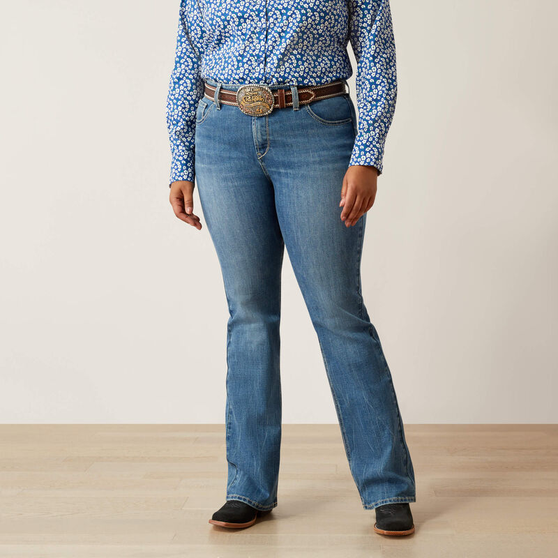 Perfect Rise Naz Boot Cut Jeans - Crete