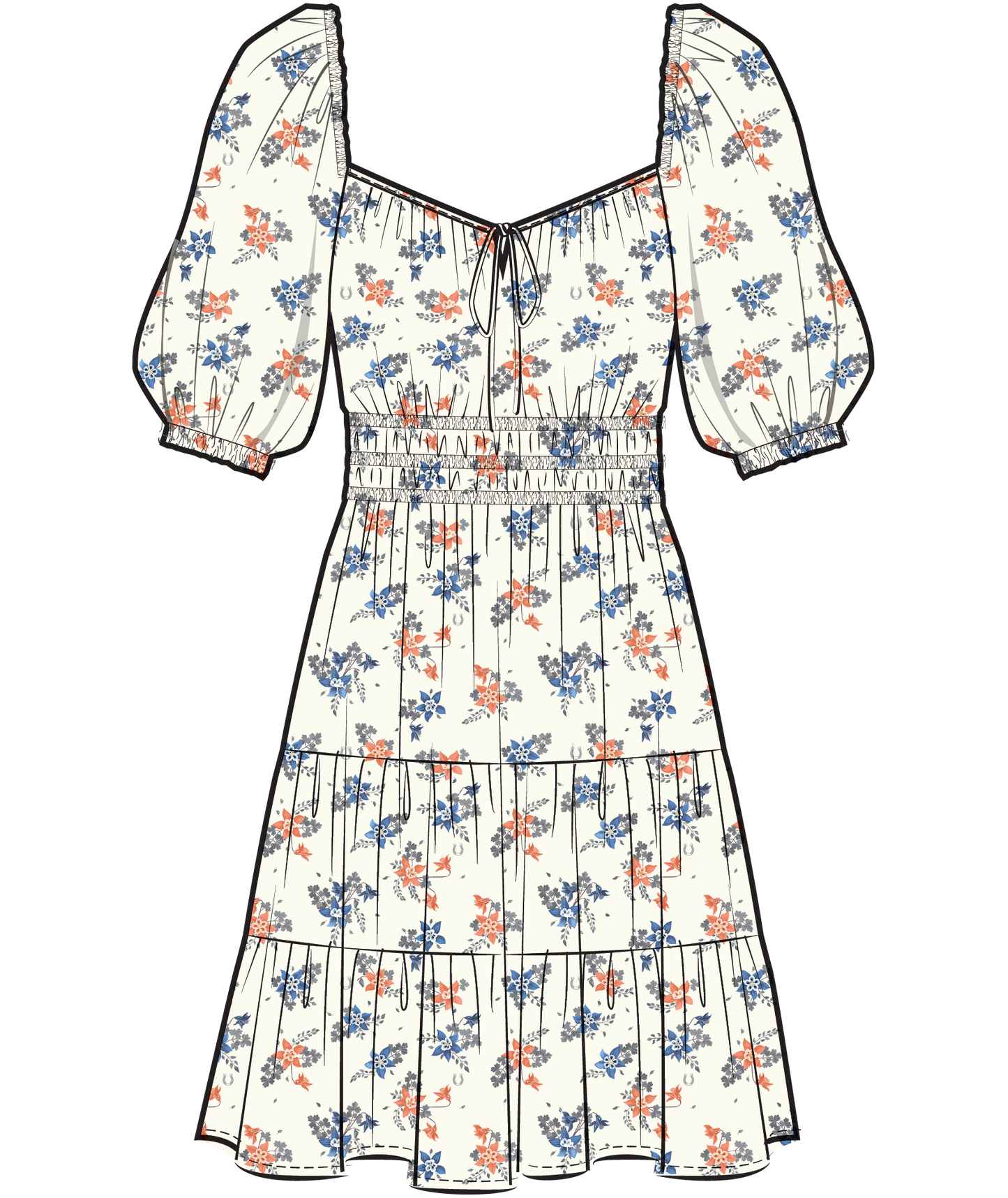 Juliet Dress - Floral Print