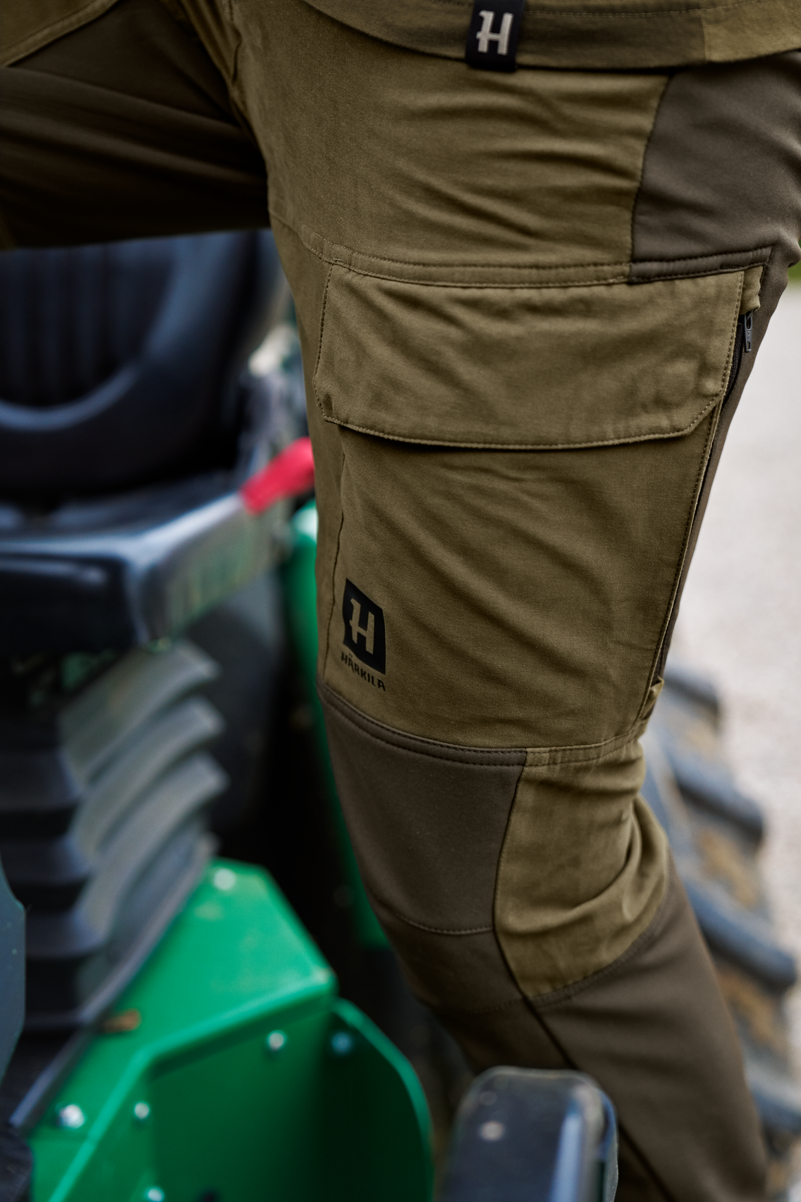 Scandinavian Trousers - Dark Olive/Willow Green