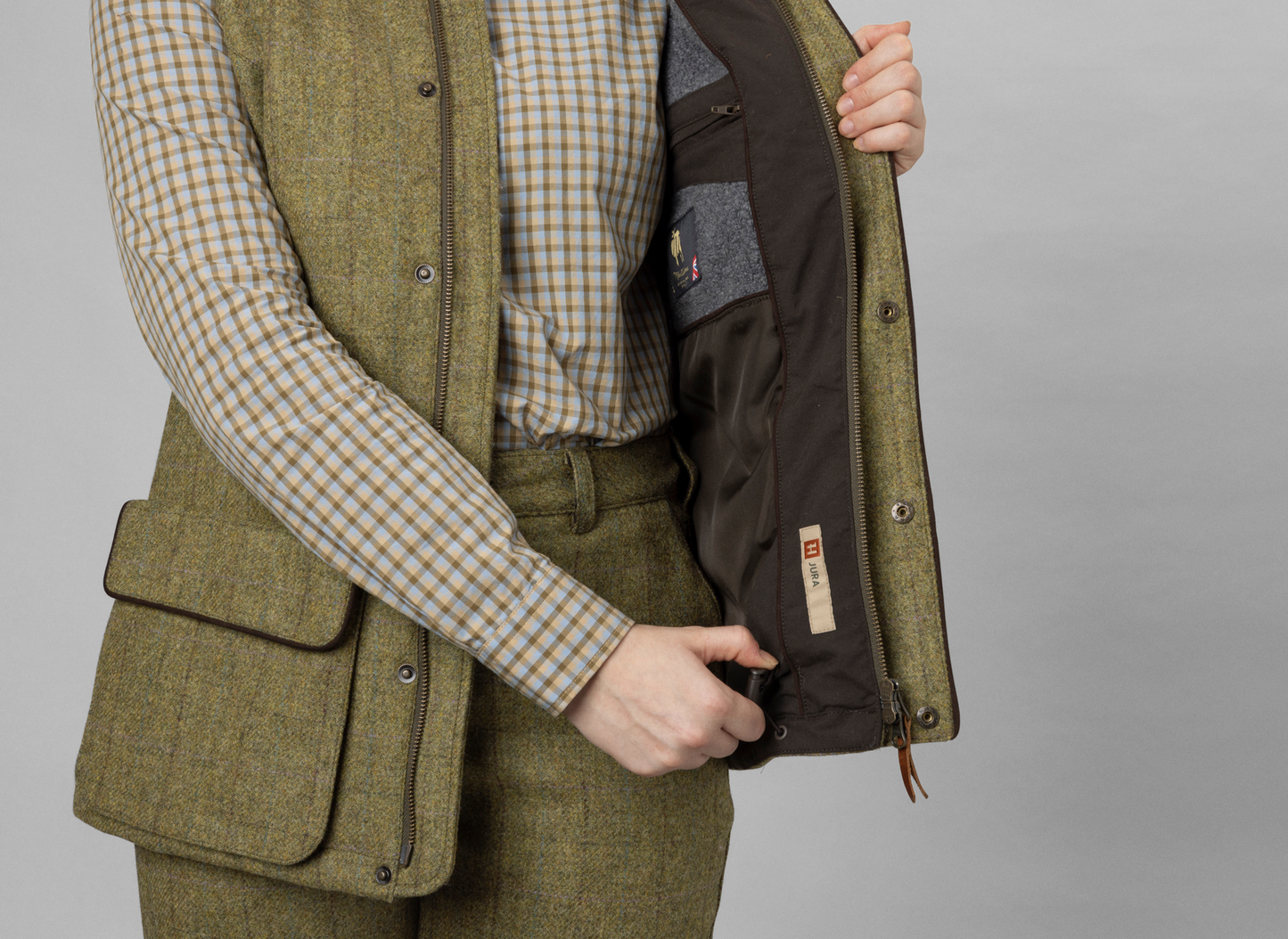 Jura Waistcoat - Olive