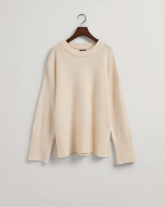 Lounge Crew Neck Sweater - Cream