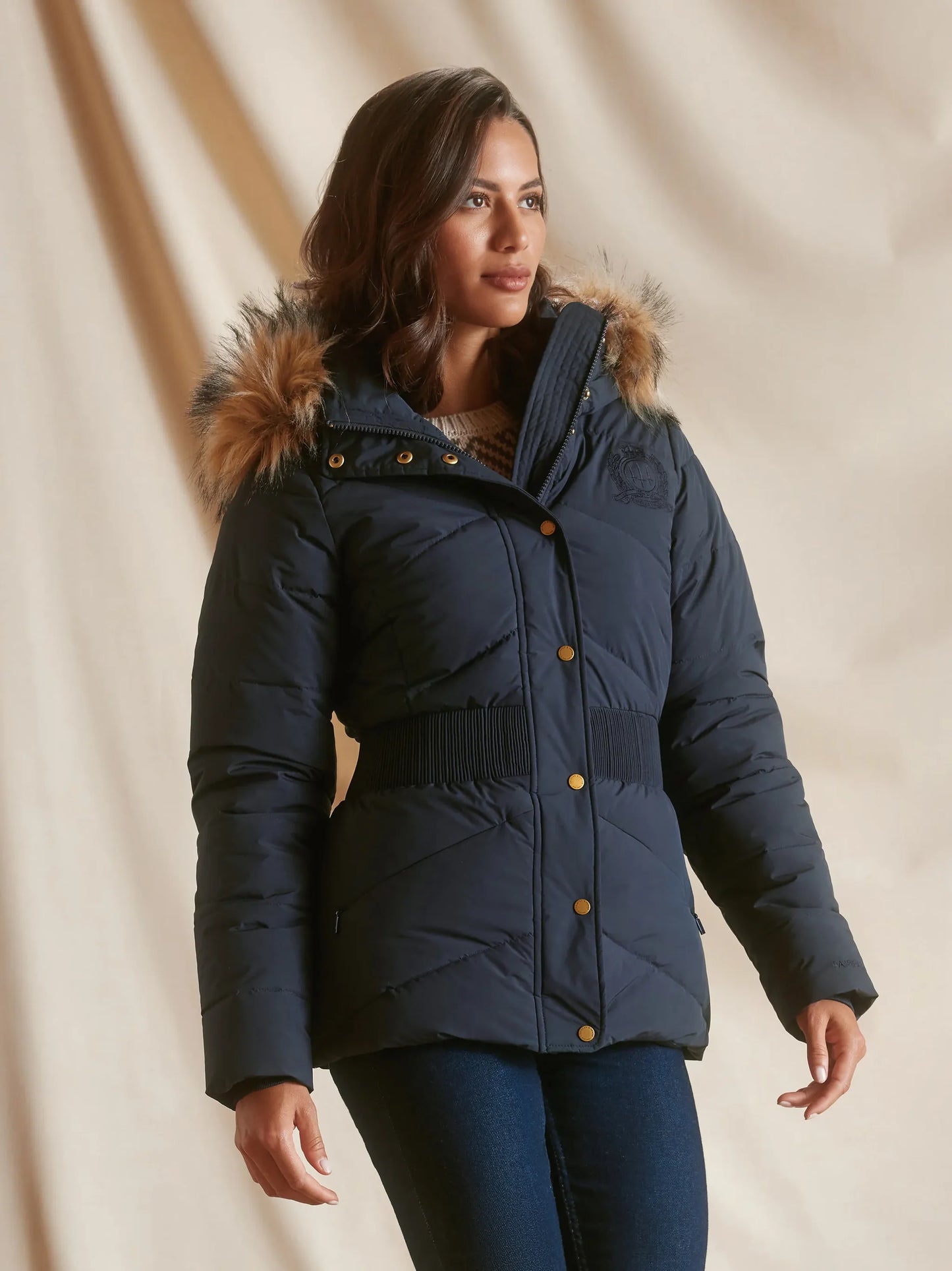 Lexi Padded Jacket - Navy
