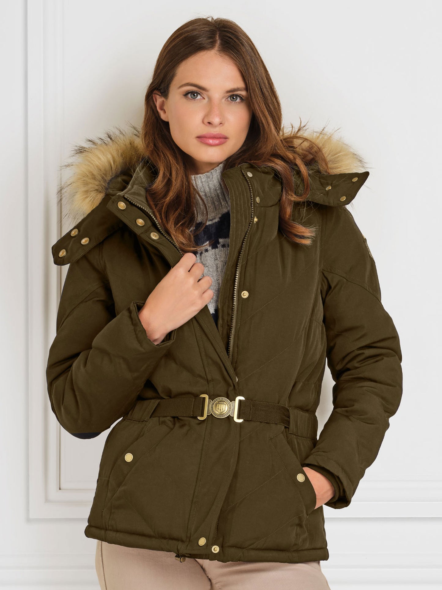 Charlotte Padded Jacket - Khaki