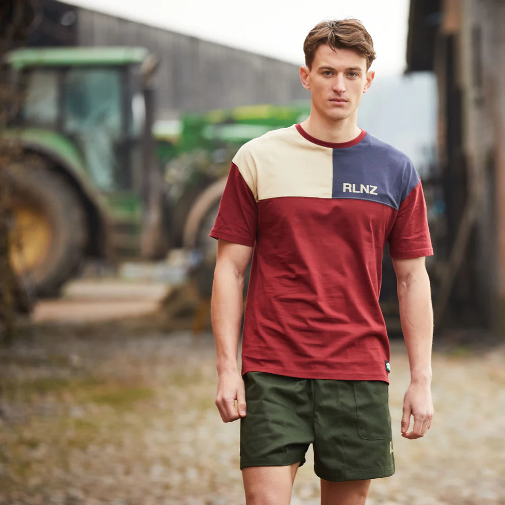 Unisex Backslider T-Shirt - Rhubarb Multi