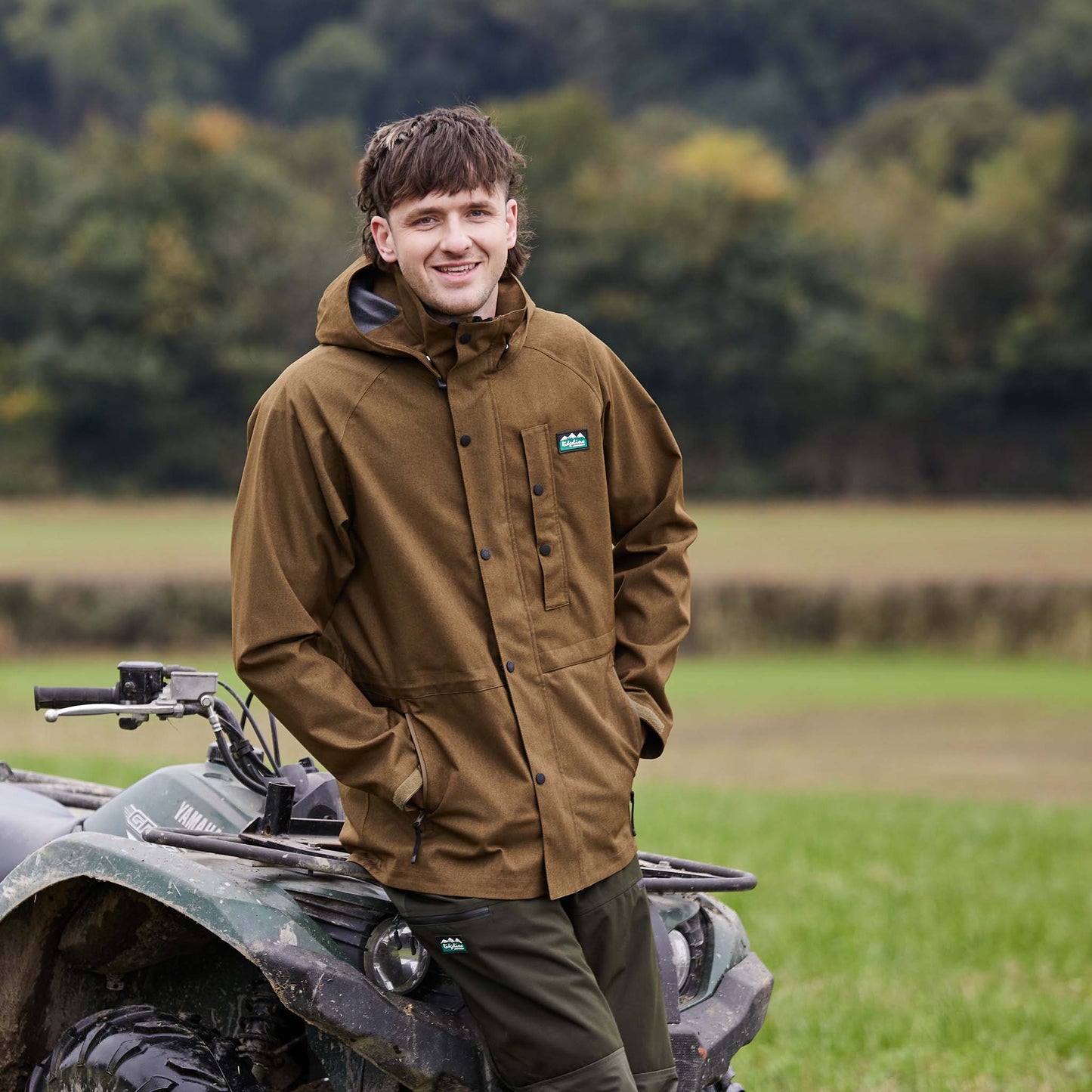 Men's Monsoon Light Jacket - Teak