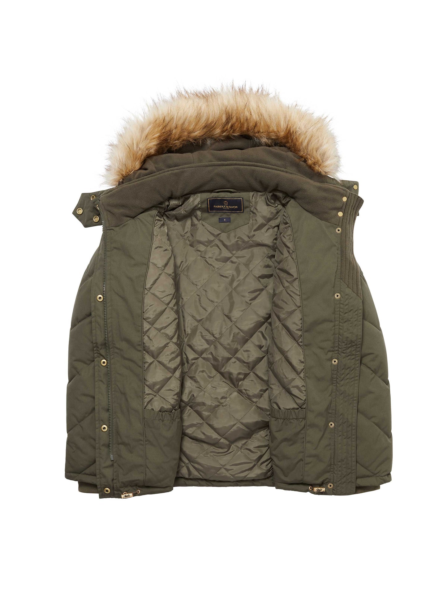 Charlotte Padded Jacket - Khaki