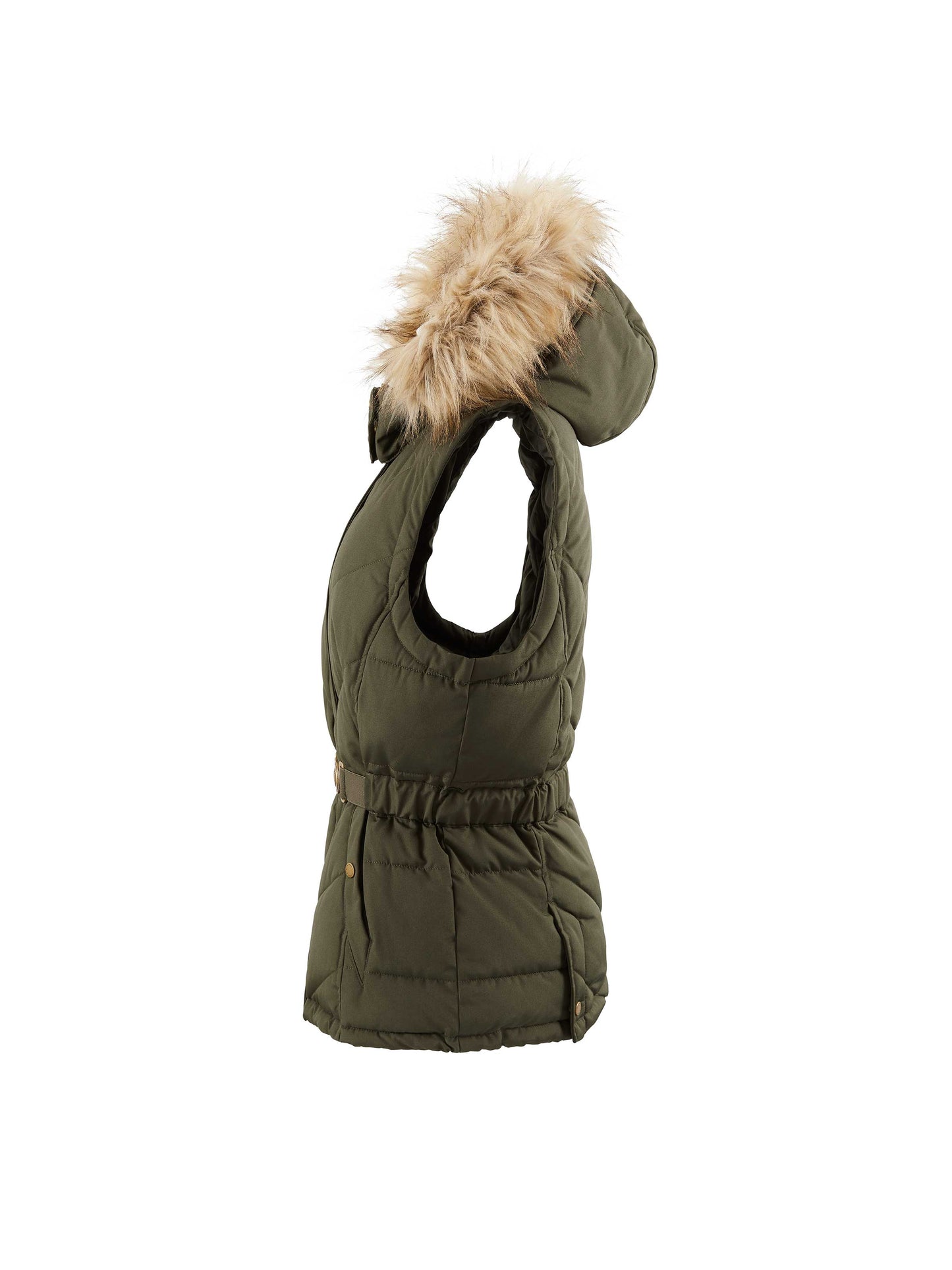 The Charlotte Padded Gilet - Khaki