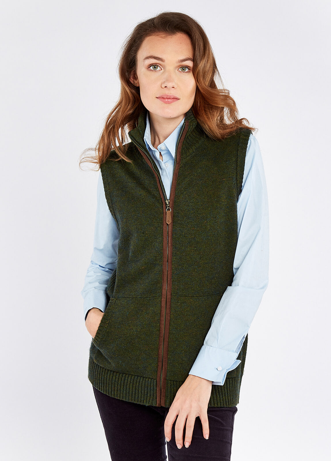Sheedy Knit Bodywarmer - Olive