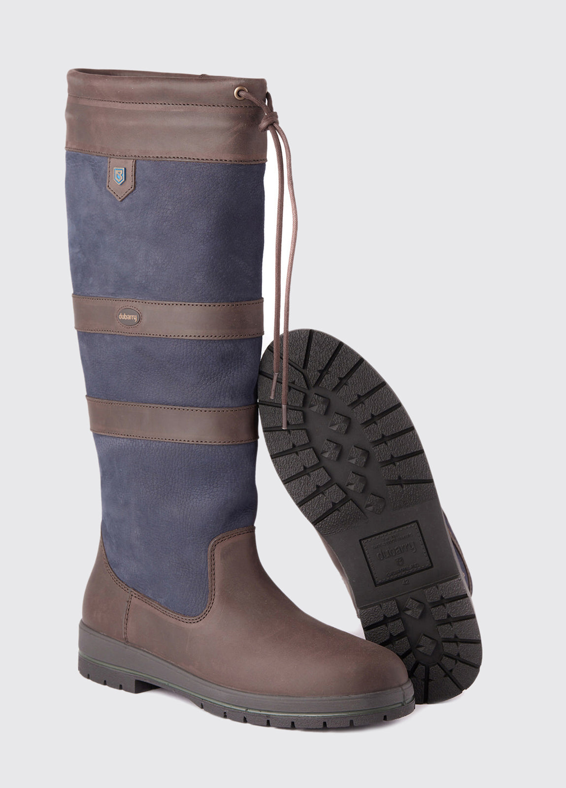 Galway Country Boot - Navy/Brown