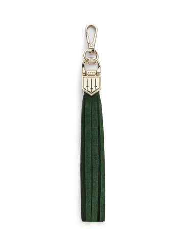 Finsbury Tassel - Forest Green Suede