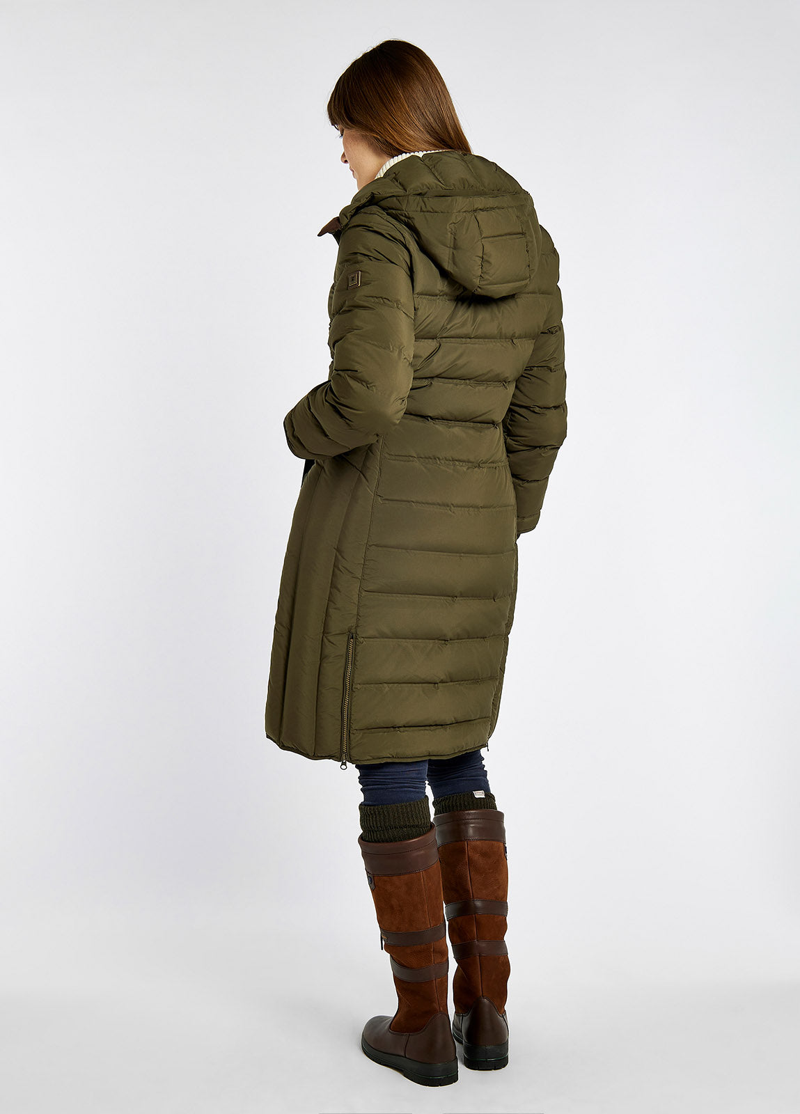 Meyers Long Length Coat - Olive