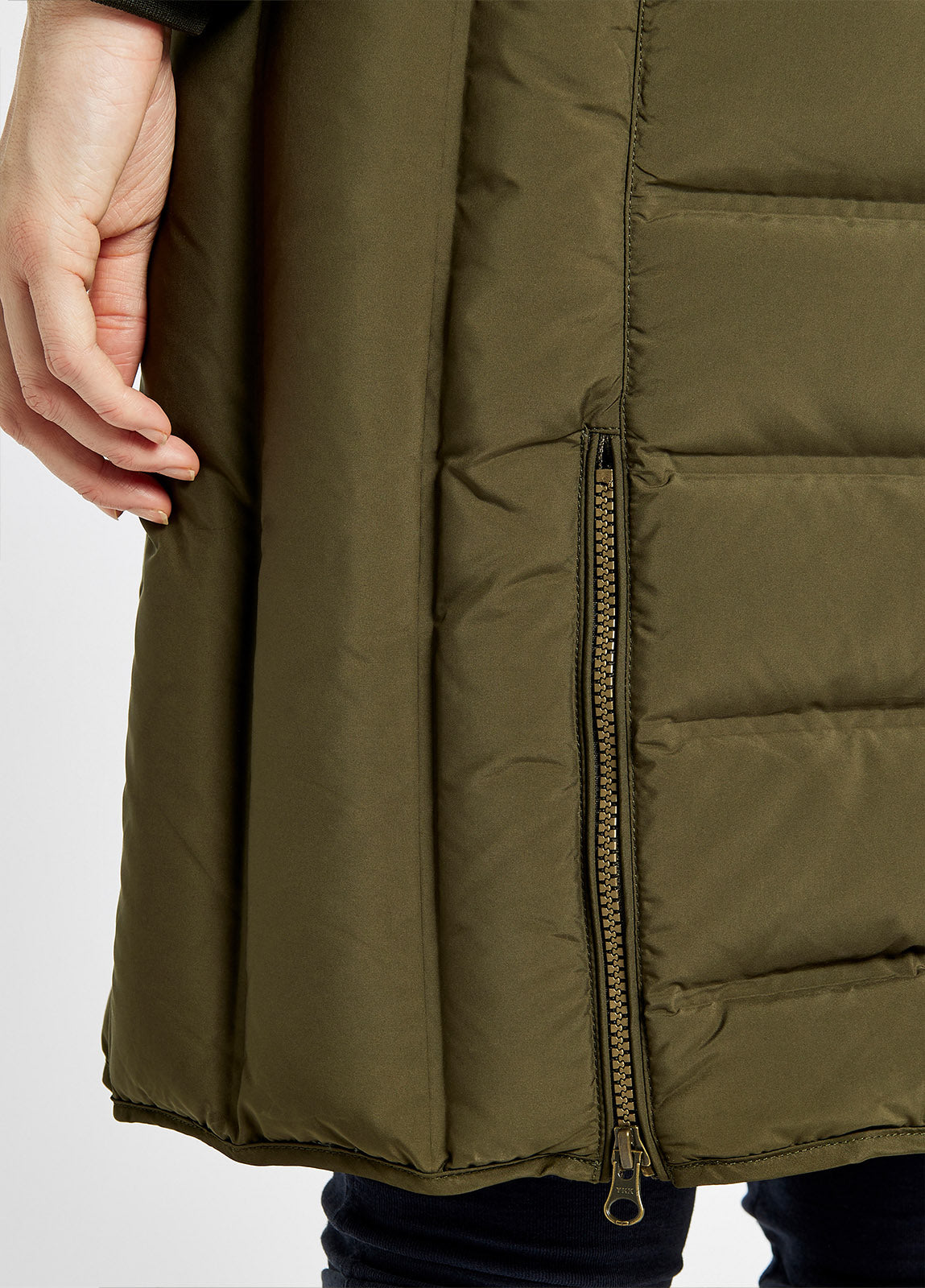 Meyers Long Length Coat - Olive