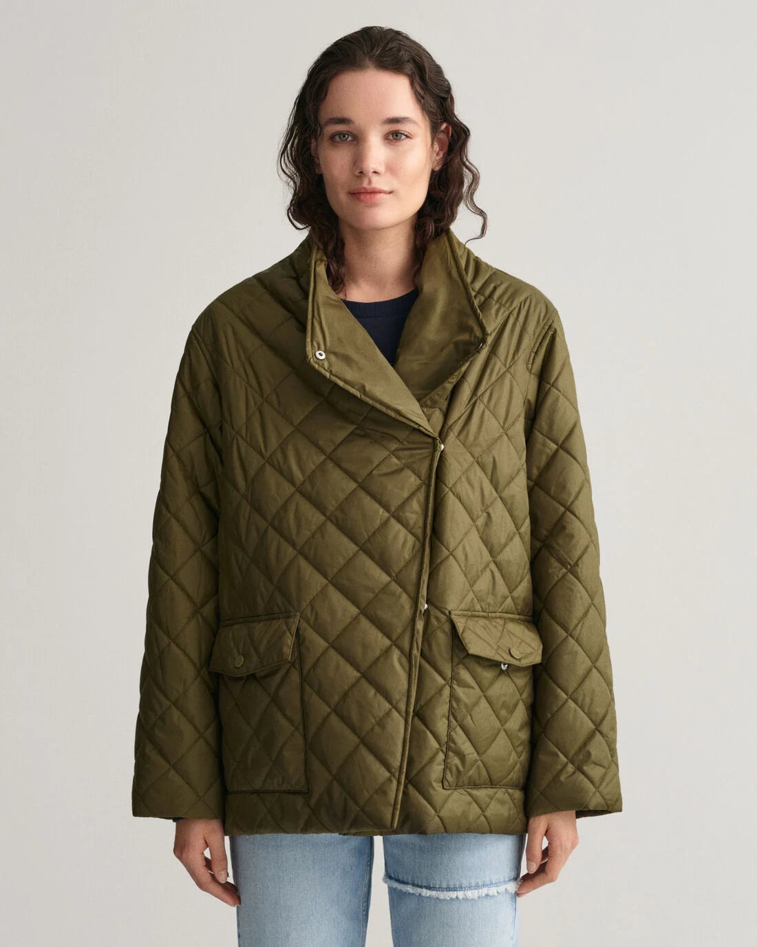 Quilted Jacket - Dark Cactus