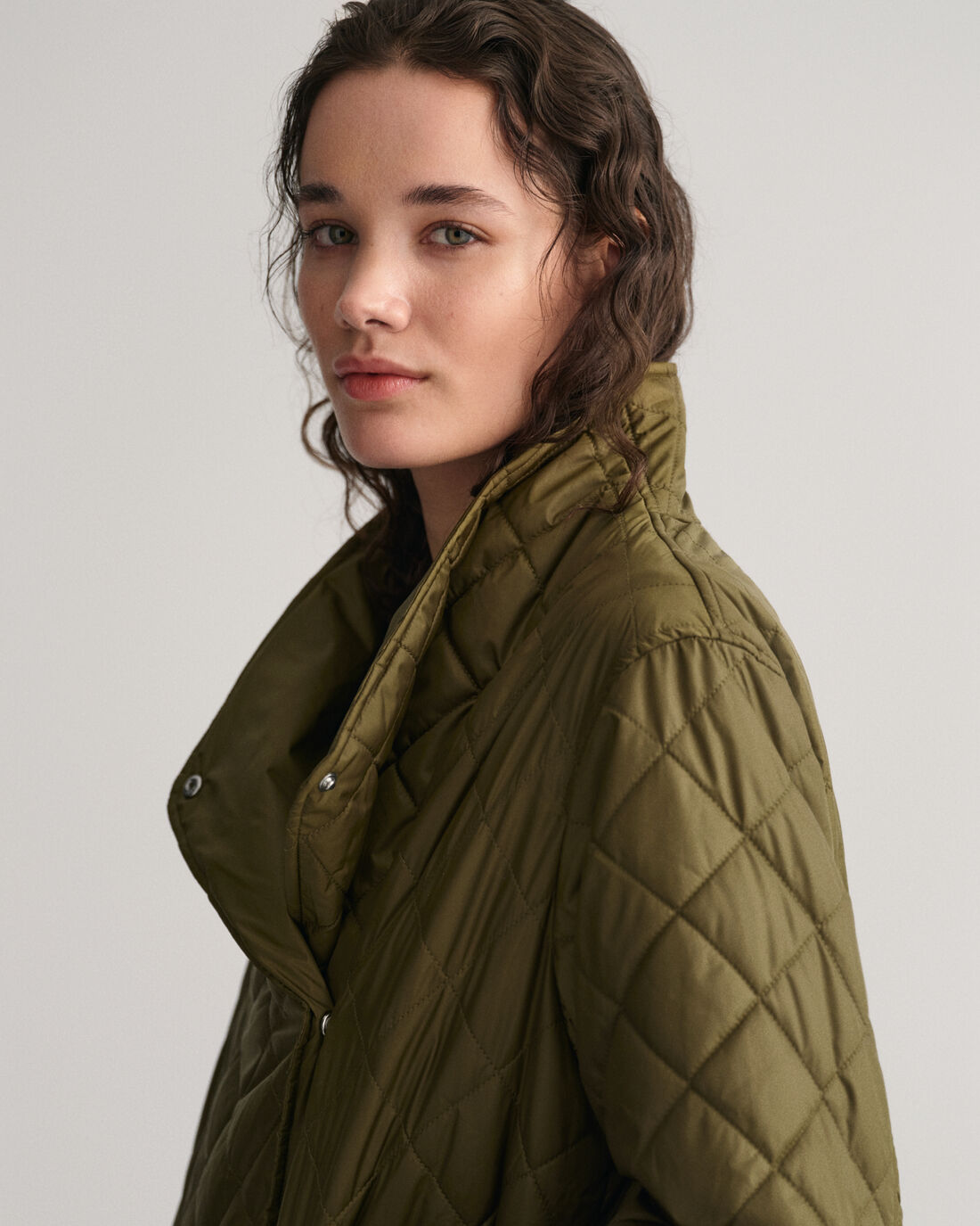 Quilted Jacket - Dark Cactus