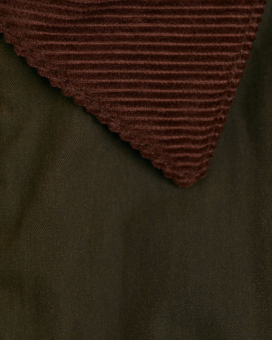 Women's Waxed Mid Length Jacket - Dark Cactus