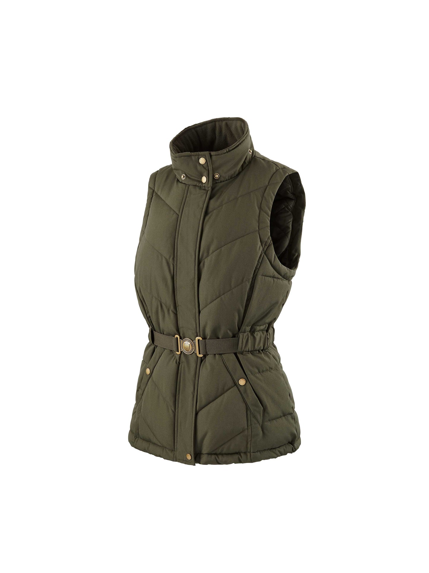 The Charlotte Padded Gilet - Khaki