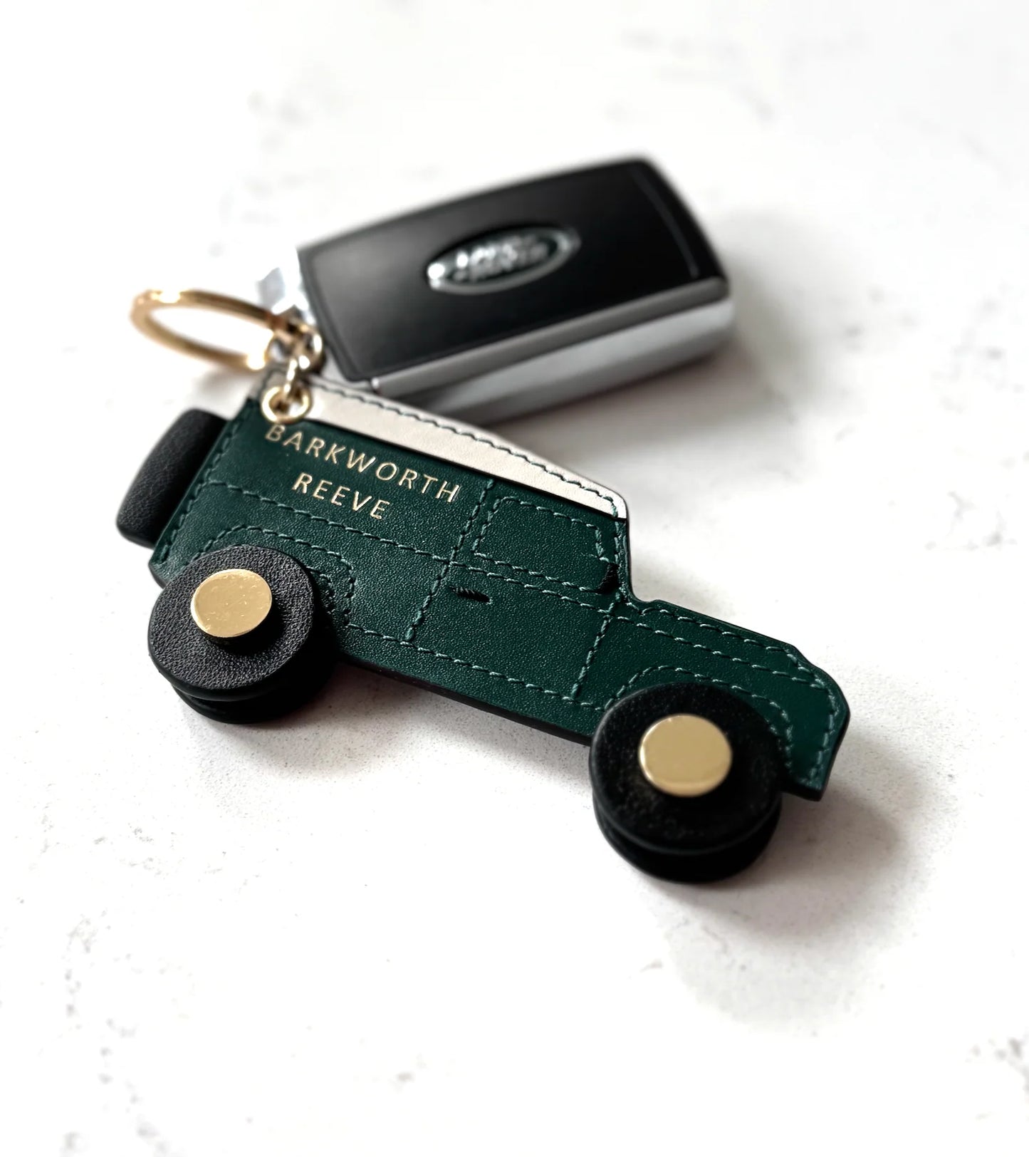 4X4 Keyring - Green & Cream