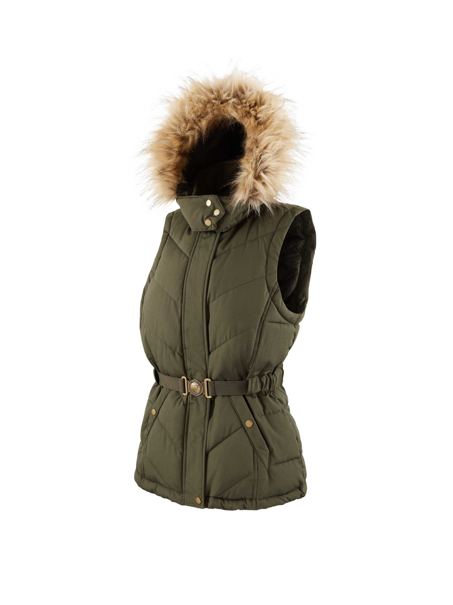 The Charlotte Padded Gilet - Khaki