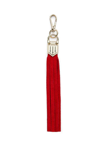 Finsbury Tassel - Red Suede