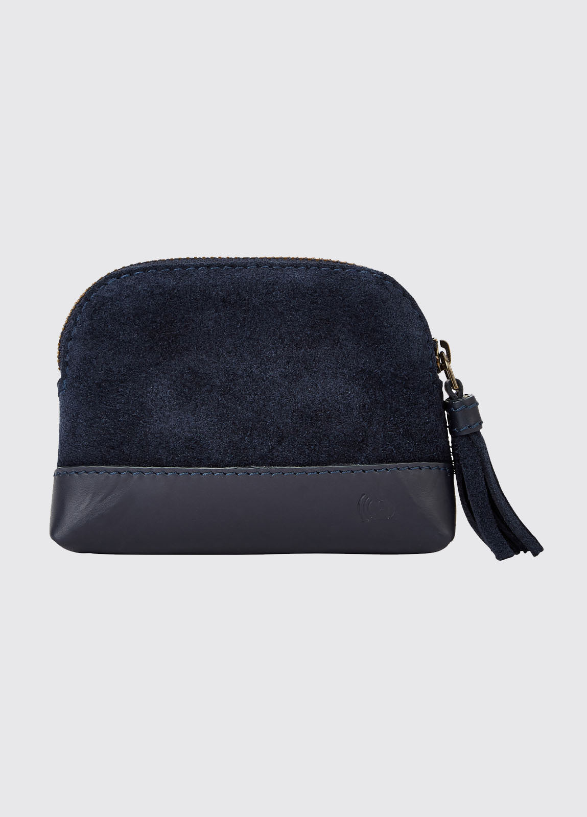 Richmond Suede Purse - French Navy